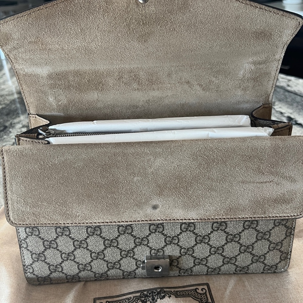 Gucci small Dionysus in tan canvas - Picture 2 of 10